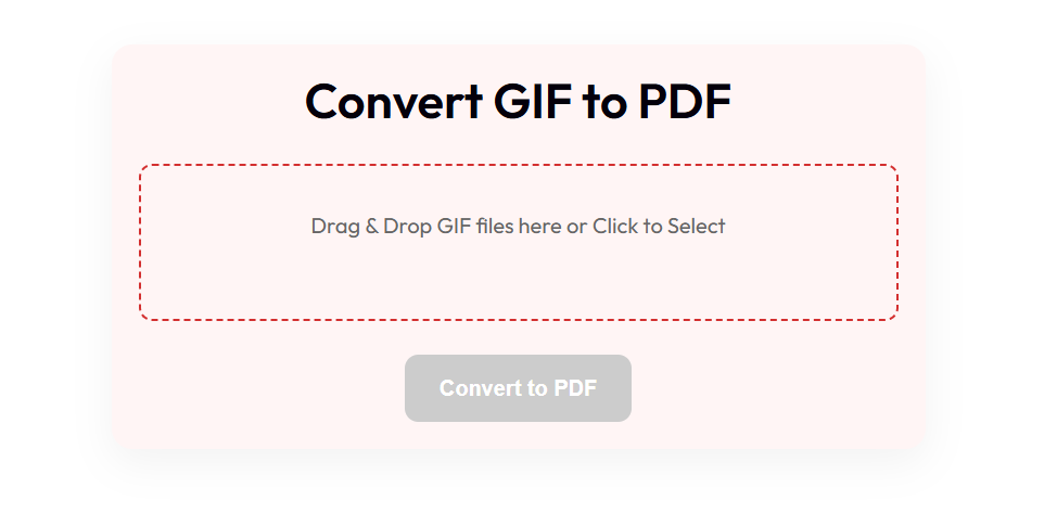 Gif To Pdf Converter