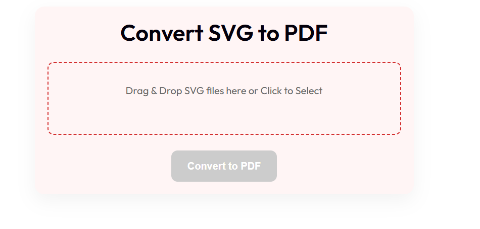 Free SVG to PDF Tool