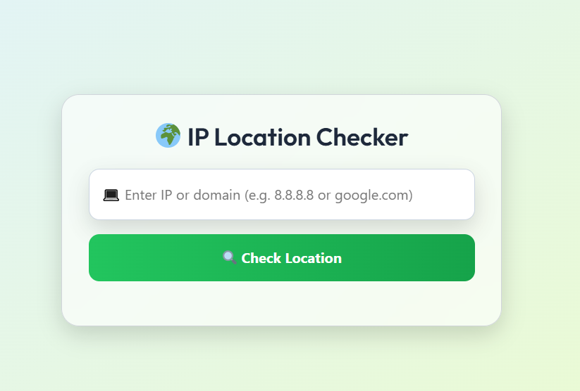 IP Location Checker
