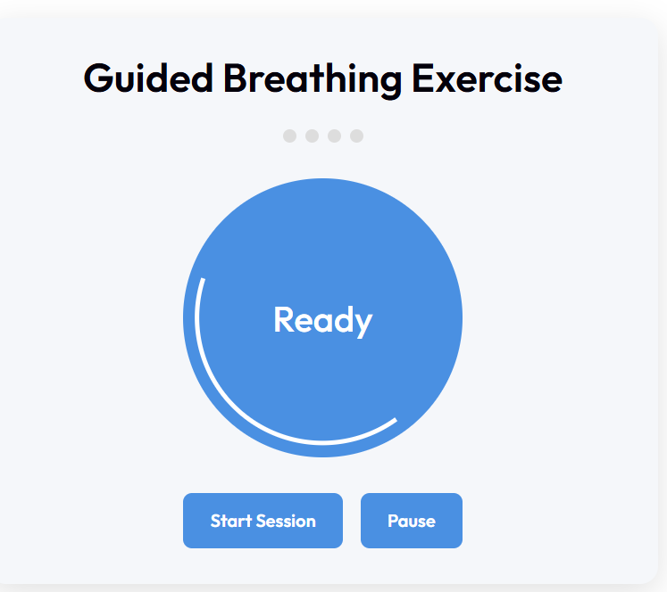Guided Breathing Exercise Timer