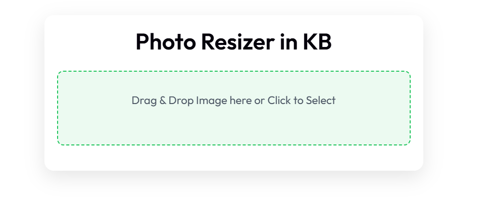 Photo Resizer in KB