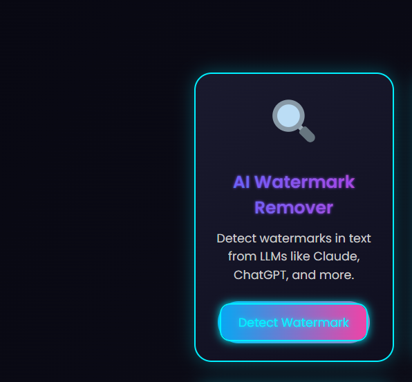 Click AI Watermark Remover tool on Freeaiden