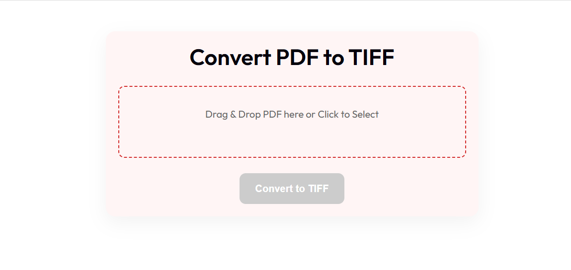 Convert PDF to TIFF Online