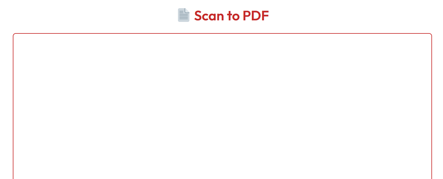 Free Scan to PDF