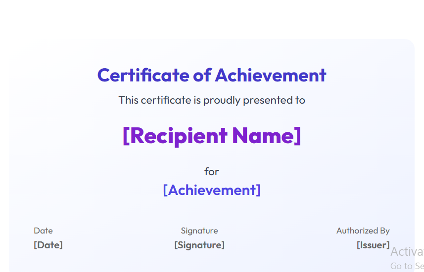 Certificate Creator Online