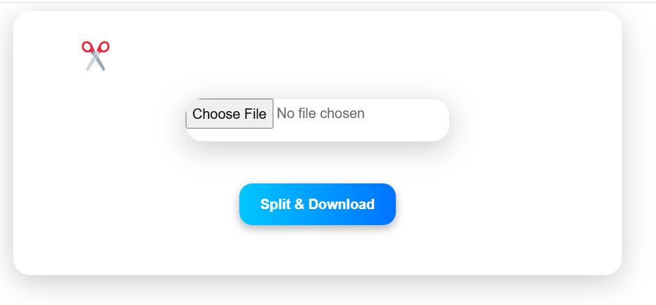 Split pdf