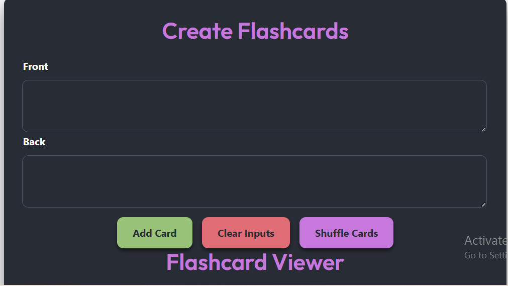 Flashcard Maker Online